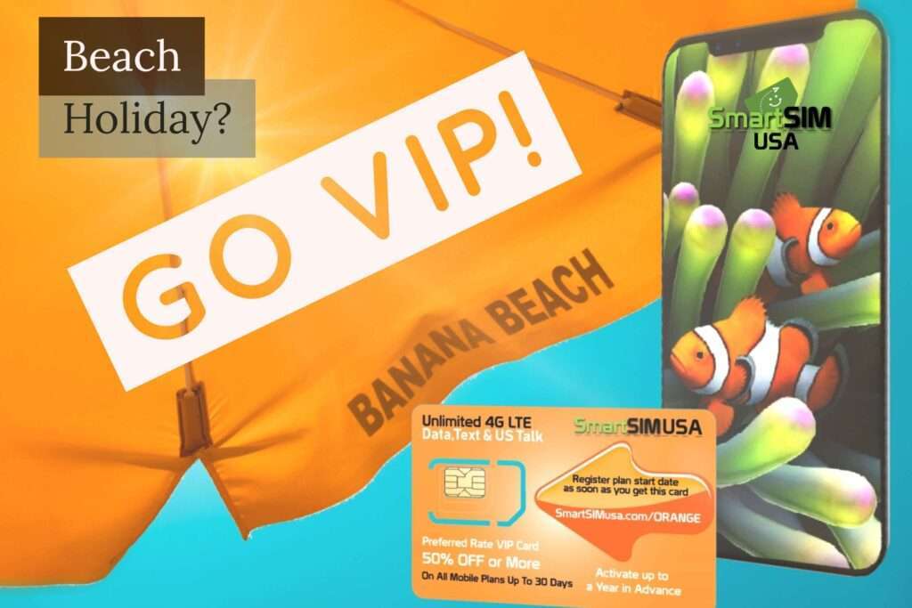 Go VIP - Beach Holiday - SmartSIM USA